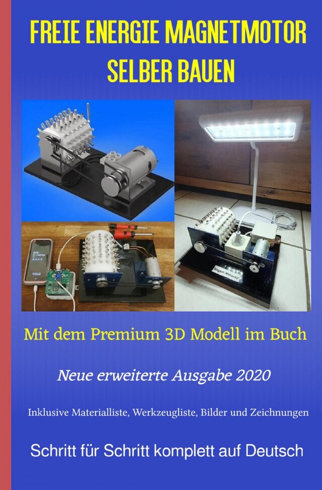 Book cover for Freie Energie Magnetmotor selber bauen