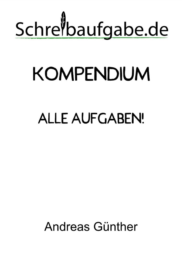 Book cover for Schreibaufgabe Kompendium