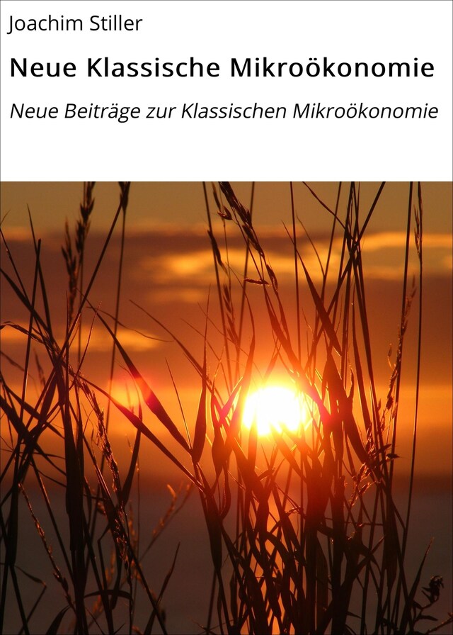 Buchcover für Neue Klassische Mikroökonomie