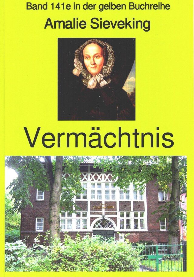 Book cover for Amalie Sieveking: Vermächtnis für meine jungen Freundinnen