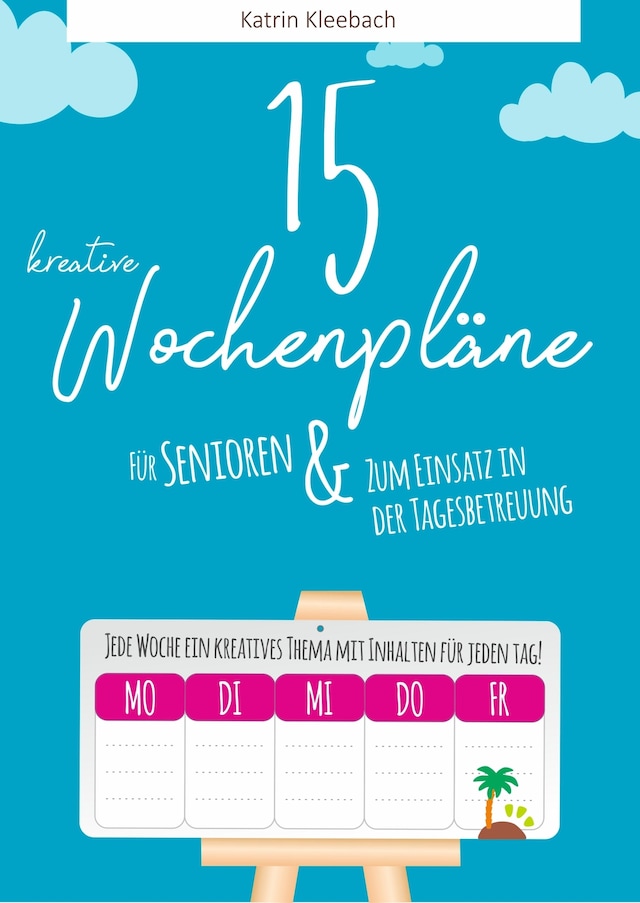 Book cover for 15 kreative Wochenpläne