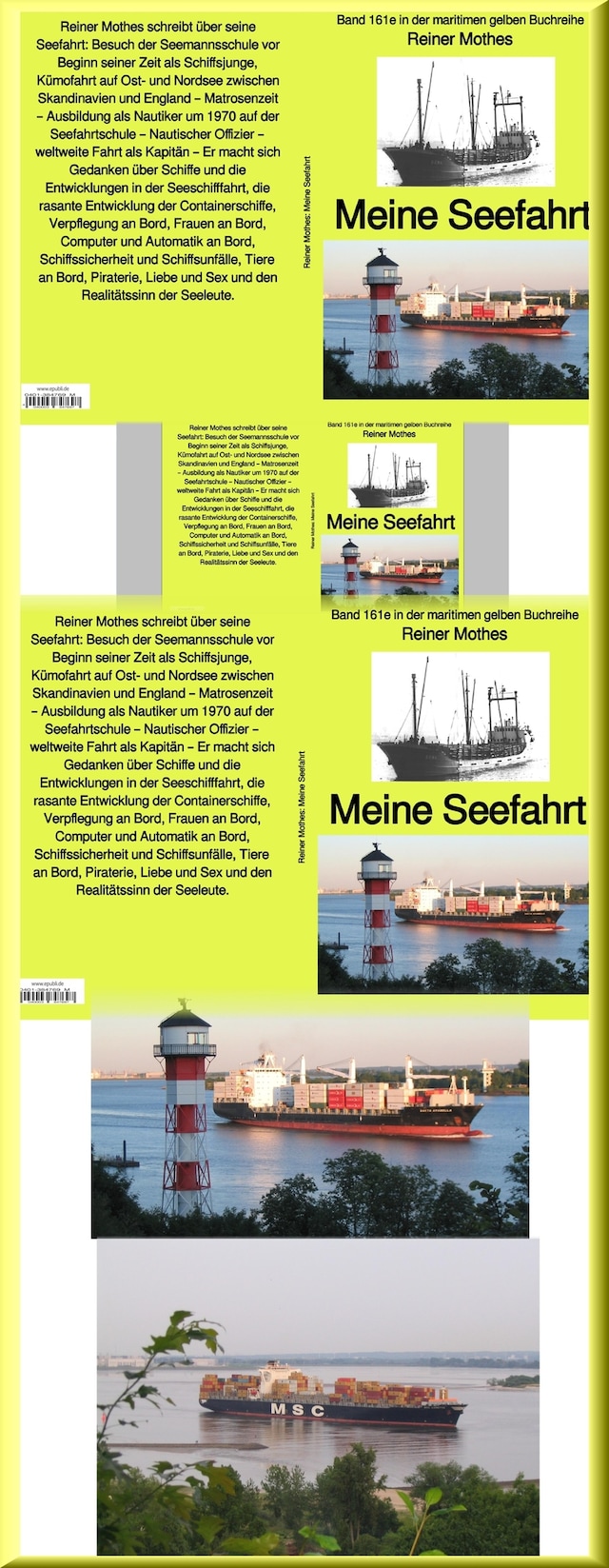 Book cover for Reiner Mothes: Meine Seefahrt