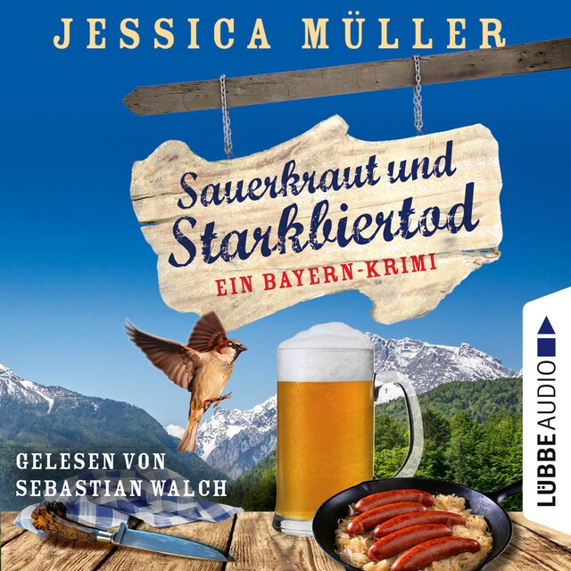 Couverture de livre pour Sauerkraut und Starkbiertod - Ein Bayern-Krimi - Hauptkommissar Hirschberg, Teil 6 (Ungekürzt)