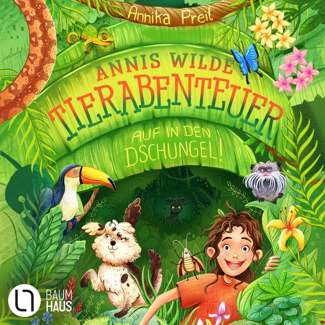 Buchcover für Annis wilde Tierabenteuer - Auf in den Dschungel! (Ungekürzt)