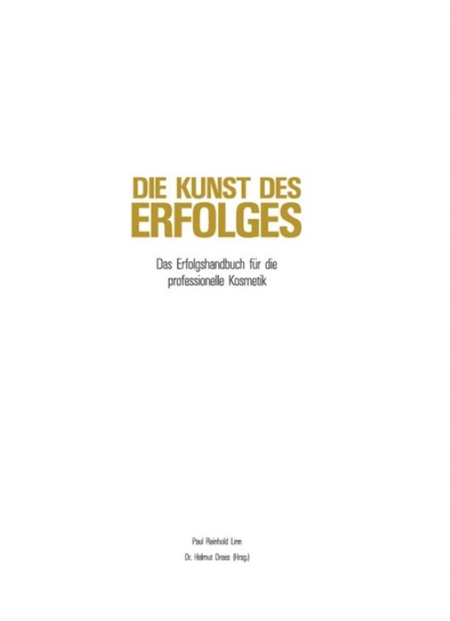 Kirjankansi teokselle Die Kunst des Erfolges