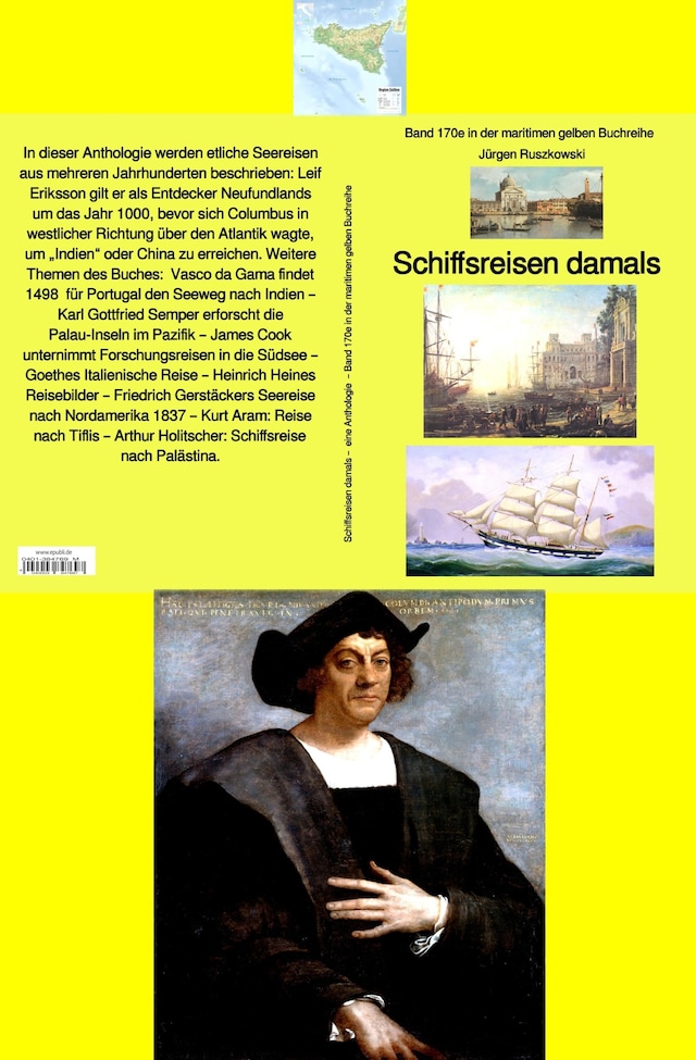Book cover for Schiffsreisen damals - Reiseberichte etlicher Forscher und Autoren