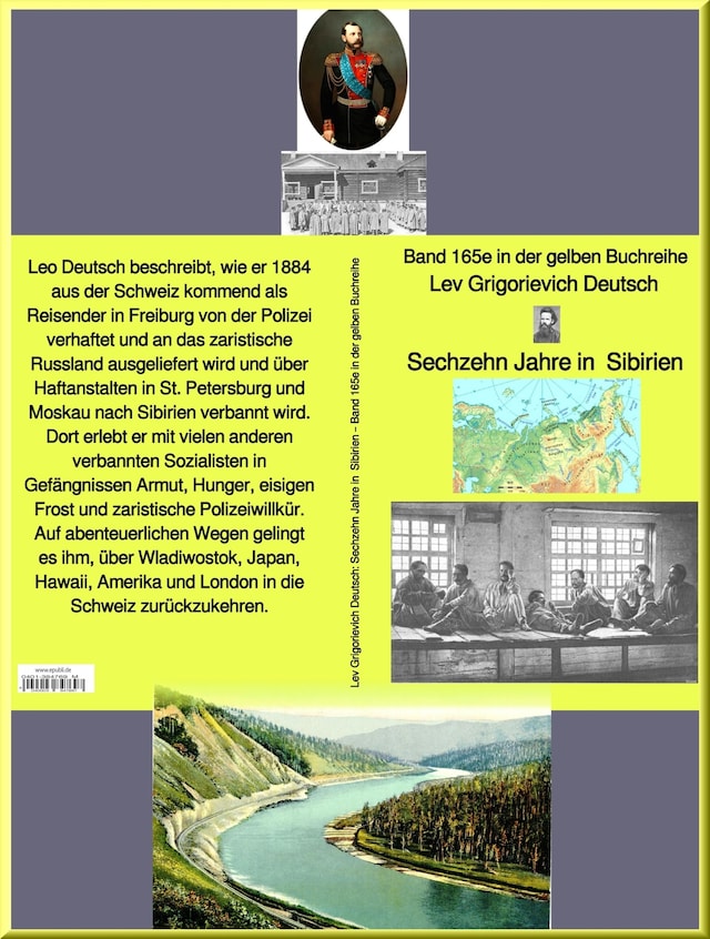 Book cover for Leo Deutsch: Sechzehn Jahre in Sibirien
