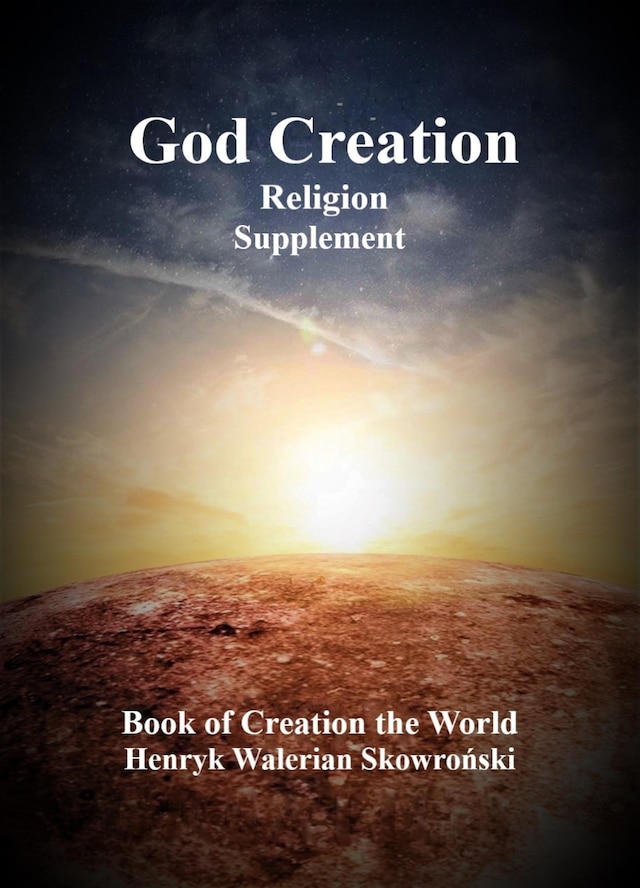 Kirjankansi teokselle God Creation Supplement