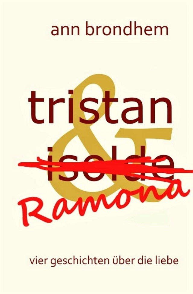 Book cover for tristan & Ramona