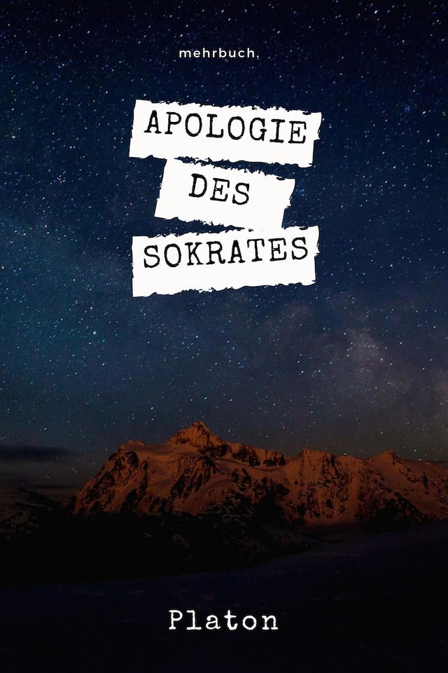 Book cover for Apologie des Sokrates