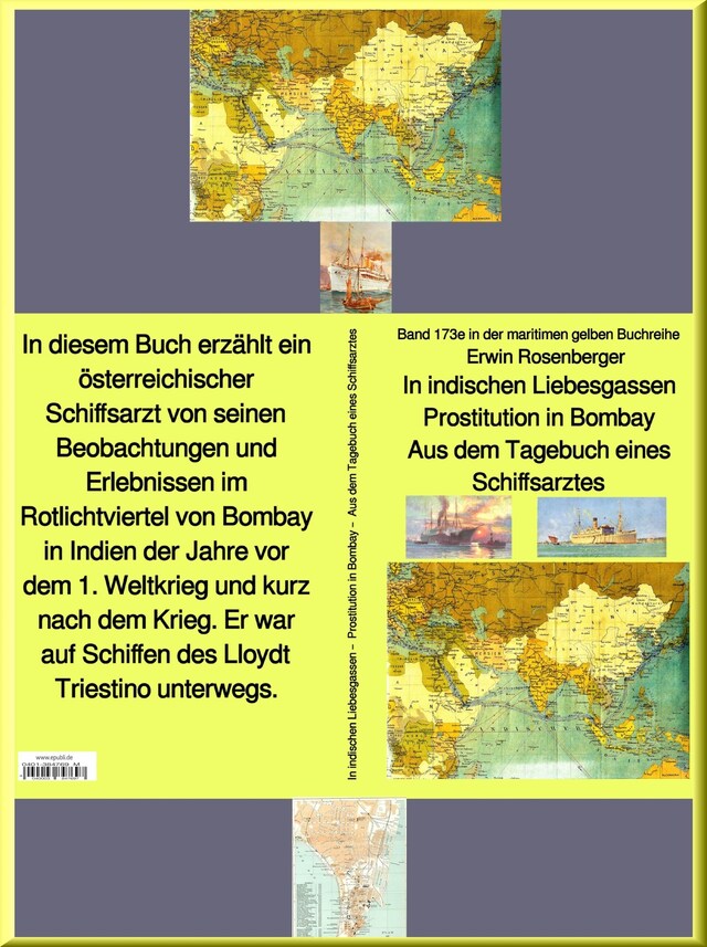 Book cover for Erwin Rosenberger: In indischen Liebesgassen - Prostitution in Bombay - Aus dem Tagebuch eines Schiffsarztes