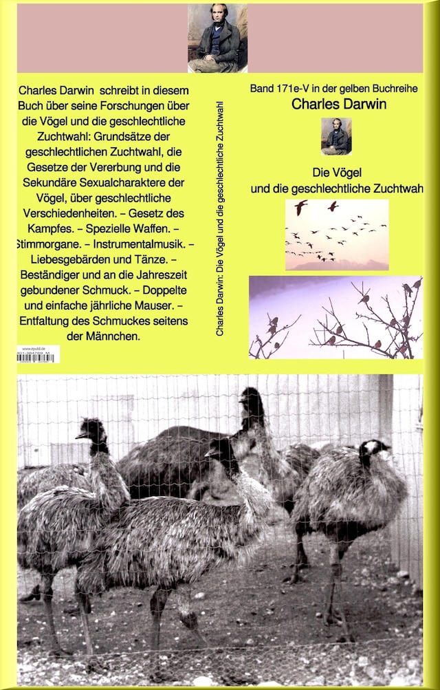 Book cover for Charles Darwin: Die Vögel und die geschlechtliche Zuchtwahl
