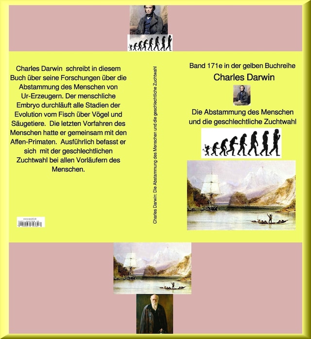 Book cover for Charles Darwin: Die Abstammung des Menschen und die geschlechtliche Zuchtwahl
