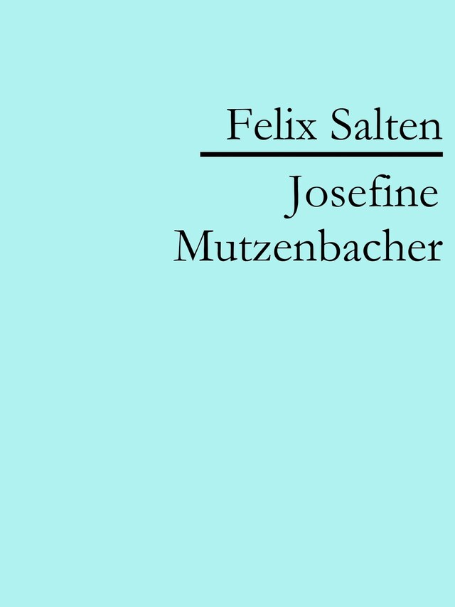 Book cover for Josefine Mutzenbacher