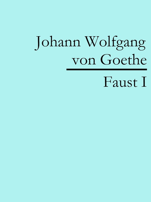 Buchcover für Faust I