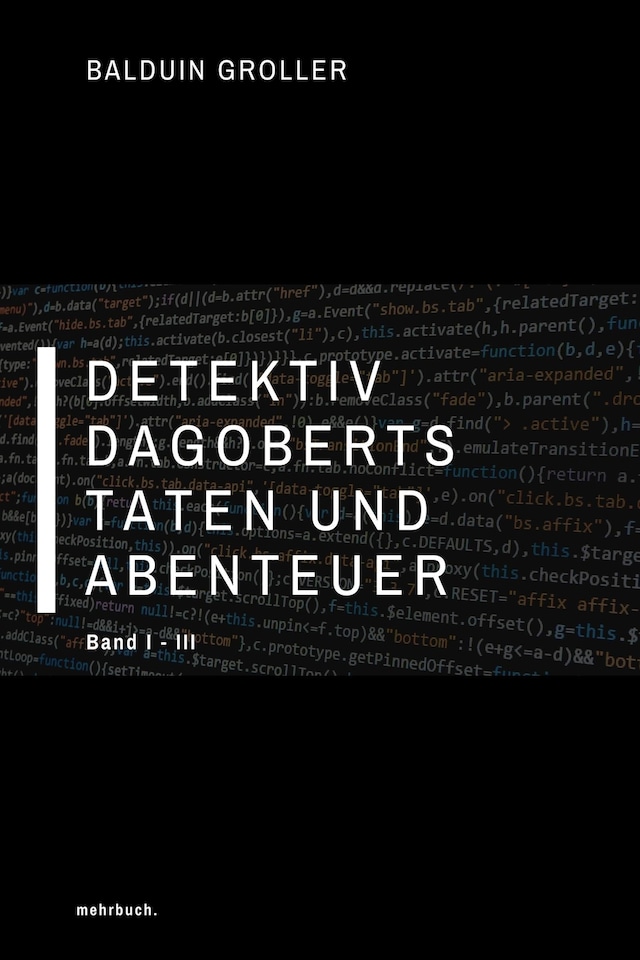 Book cover for Detektiv Dagoberts Taten und Abenteuer