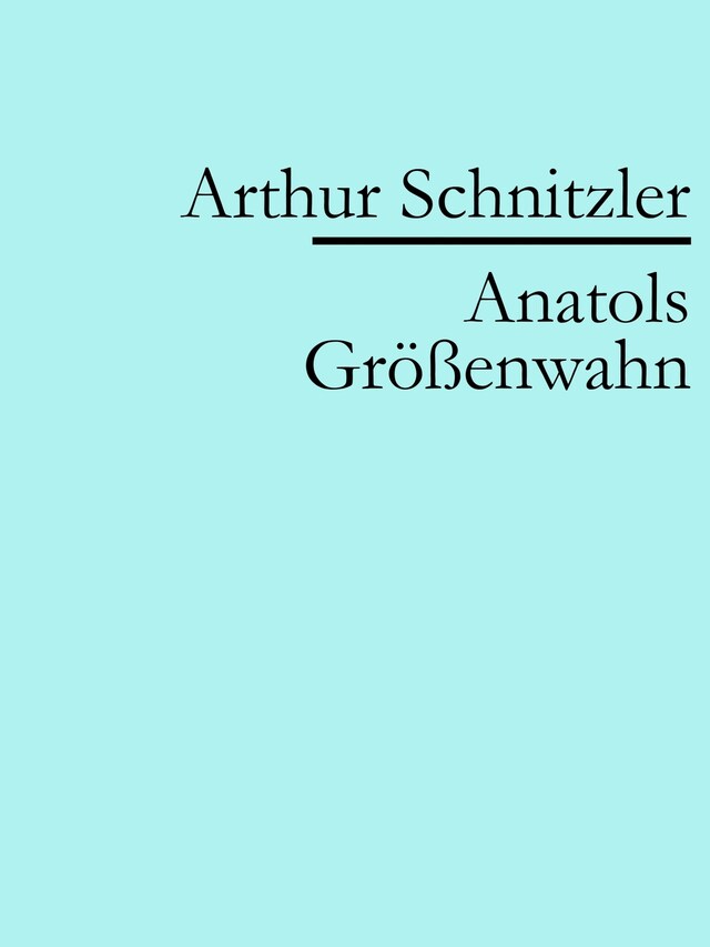 Book cover for Anatols Größenwahn