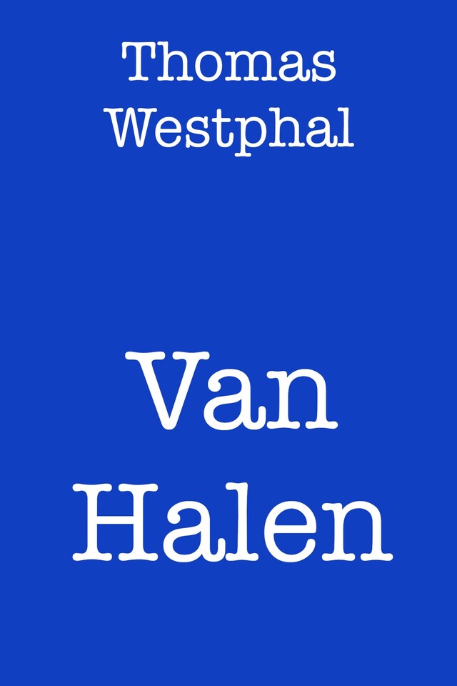 Buchcover für Van Halen