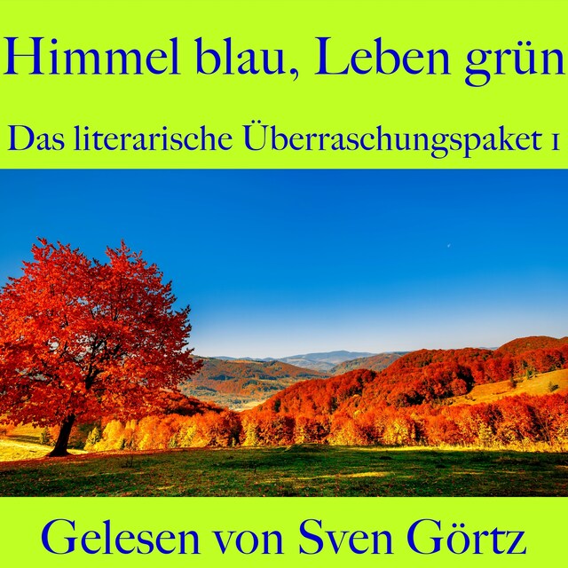 Portada de libro para Das literarische Überraschungspaket 1: Himmel blau, Leben grün