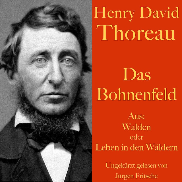Book cover for Henry David Thoreau: Das Bohnenfeld