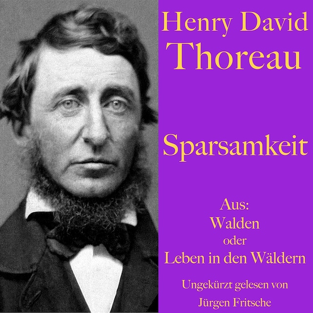 Kirjankansi teokselle Henry David Thoreau: Sparsamkeit