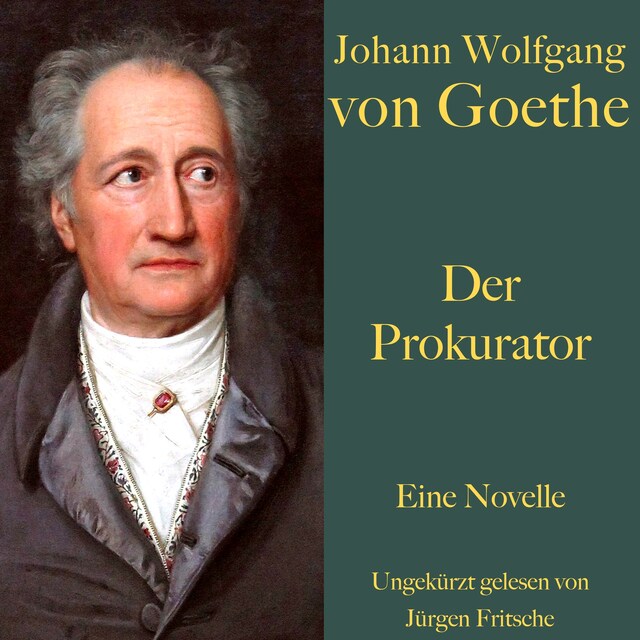 Book cover for Johann Wolfgang von Goethe: Der Prokurator