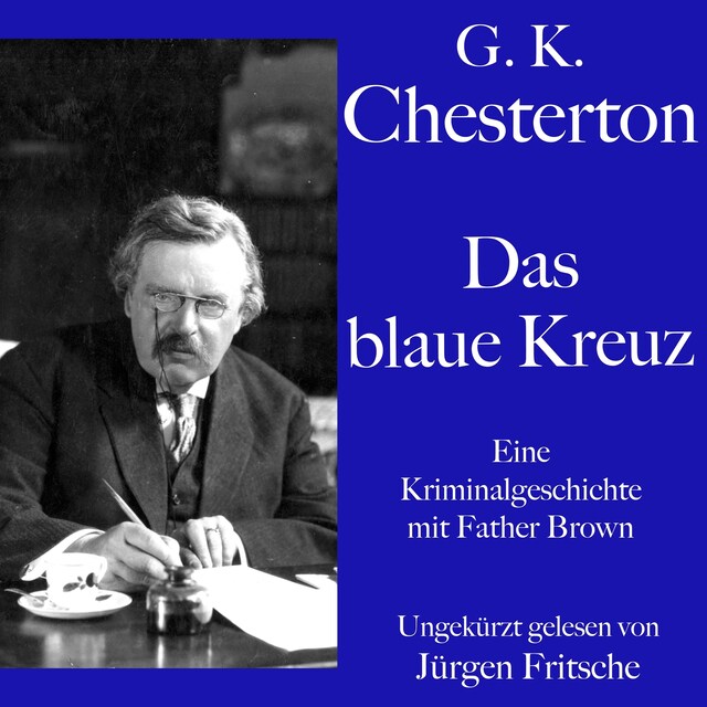 Boekomslag van G. K. Chesterton: Das blaue Kreuz