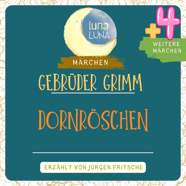Okładka książki dla Gebrüder Grimm: Dornröschen plus vier weitere Märchen