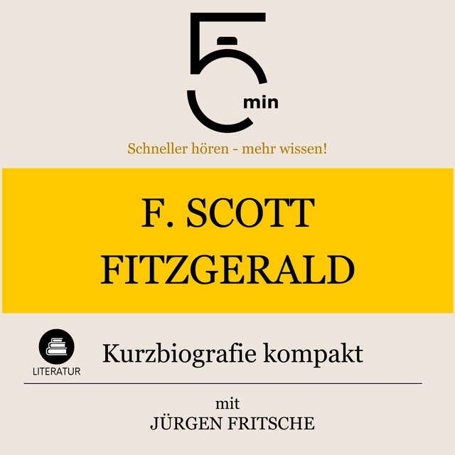 Copertina del libro per F. Scott Fitzgerald: Kurzbiografie kompakt