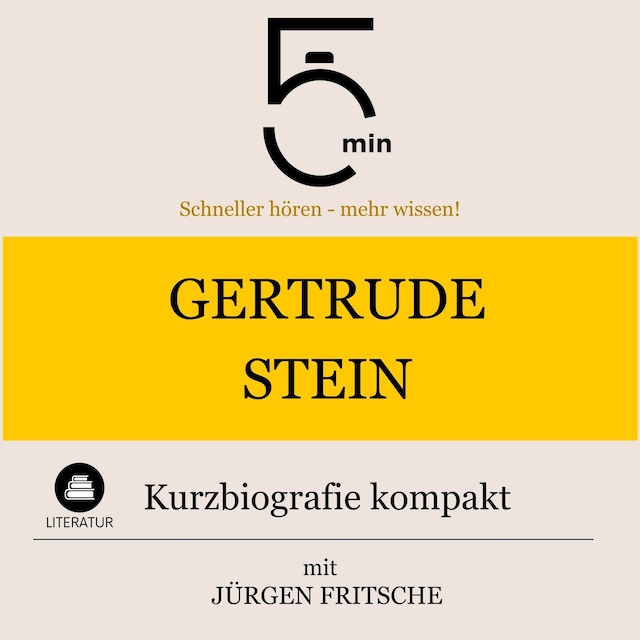 Okładka książki dla Gertrude Stein: Kurzbiografie kompakt