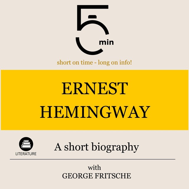 Kirjankansi teokselle Ernest Hemingway: A short biography