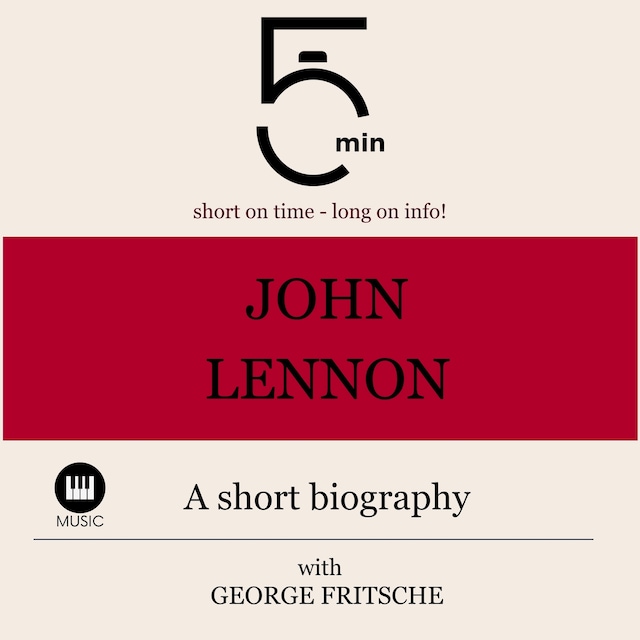 Couverture de livre pour John Lennon: A short biography