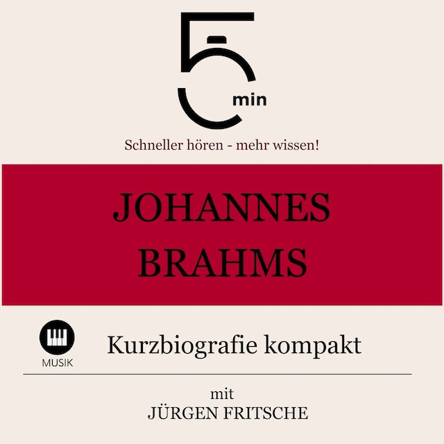 Kirjankansi teokselle Johannes Brahms: Kurzbiografie kompakt