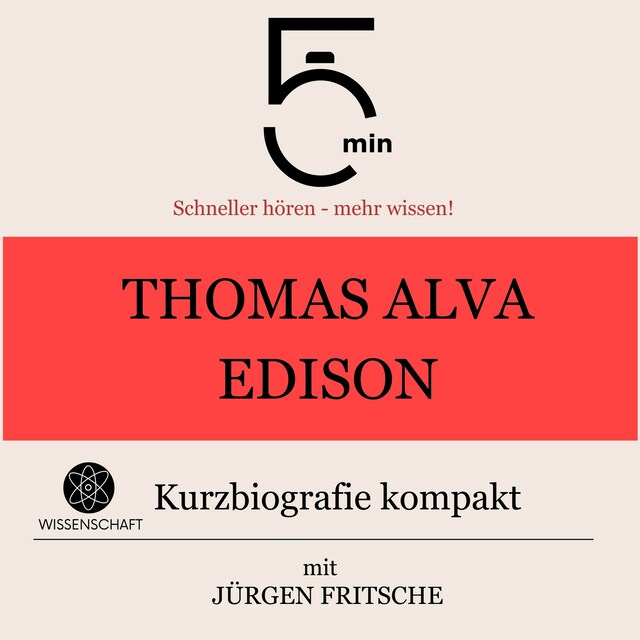 Buchcover für Thomas Alva Edison: Kurzbiografie kompakt