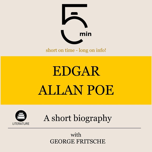 Book cover for Edgar Allan Poe: A short biography