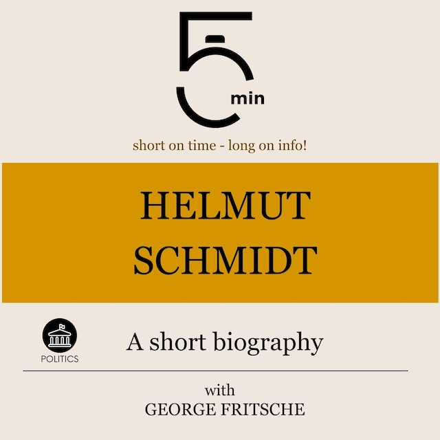 Kirjankansi teokselle Helmut Schmidt: A short biography