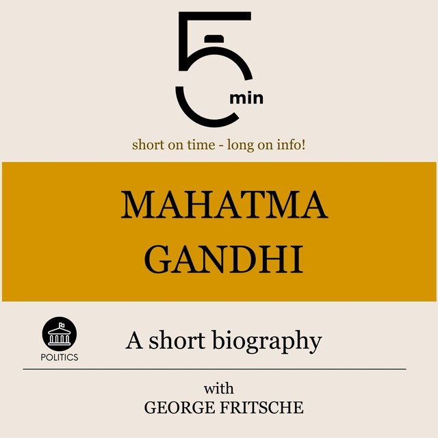 Book cover for Mahatma Gandhi: A short biography