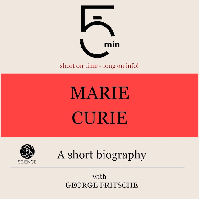 Okładka książki dla Marie Curie: A short biography