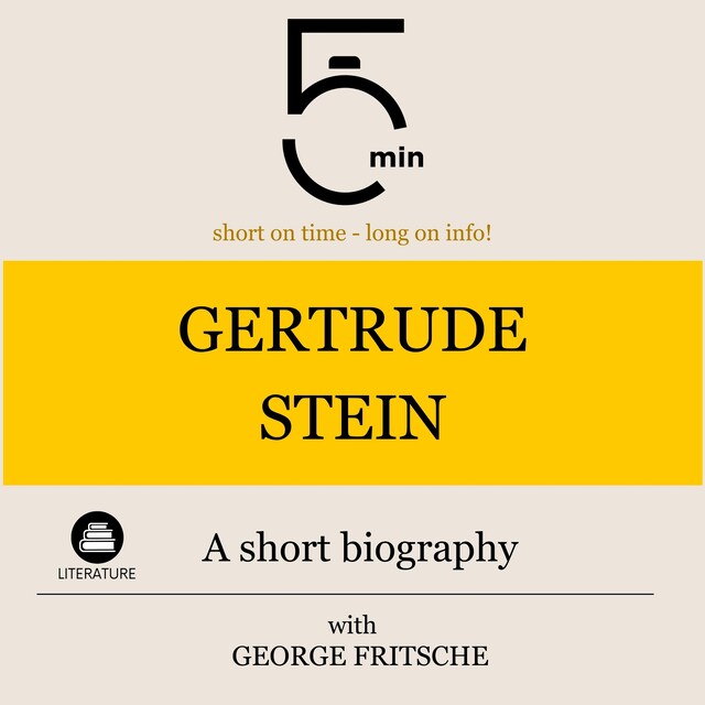 Book cover for Gertrude Stein: A short biography