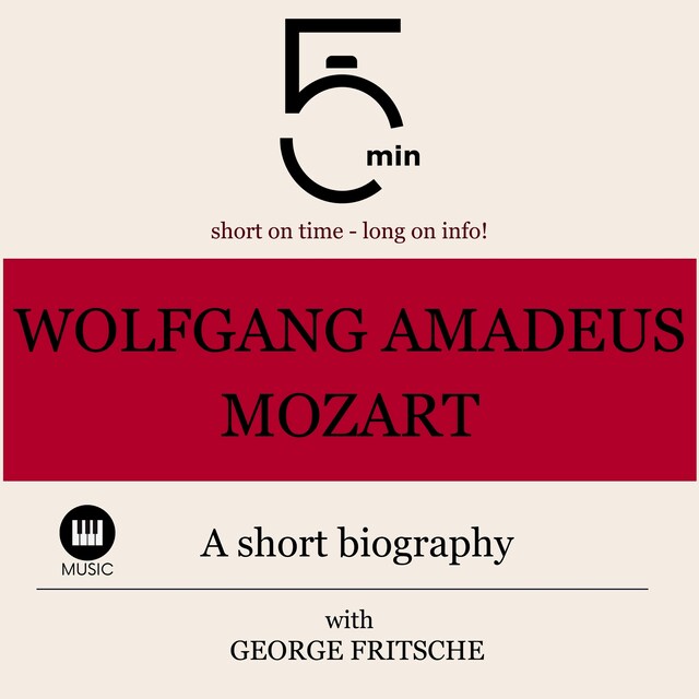 Book cover for Wolfgang Amadeus Mozart: A short biography