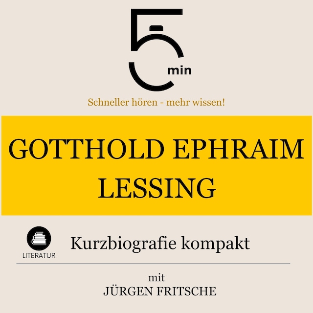 Portada de libro para Gotthold Ephraim Lessing: Kurzbiografie kompakt