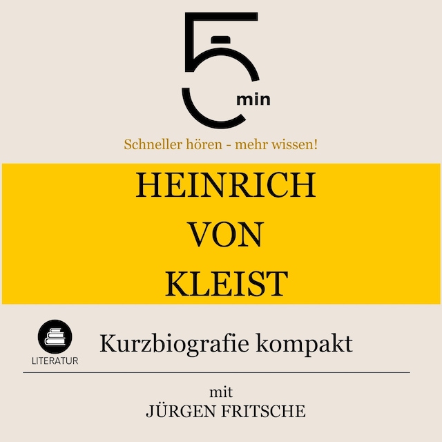 Portada de libro para Heinrich von Kleist: Kurzbiografie kompakt