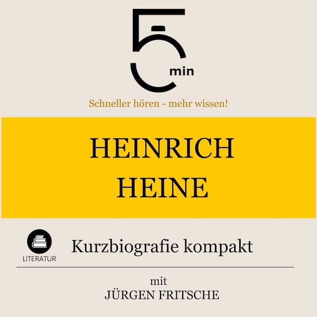 Book cover for Heinrich Heine: Kurzbiografie kompakt