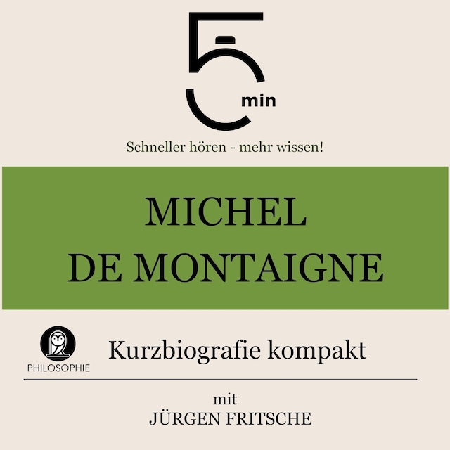 Bokomslag för Michel de Montaigne: Kurzbiografie kompakt