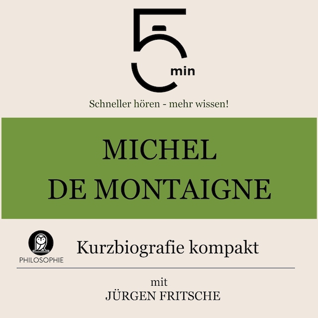 Buchcover für Michel de Montaigne: Kurzbiografie kompakt