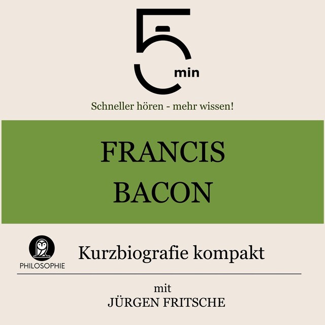 Kirjankansi teokselle Francis Bacon: Kurzbiografie kompakt