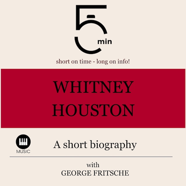 Book cover for Whitney Houston: A short biography