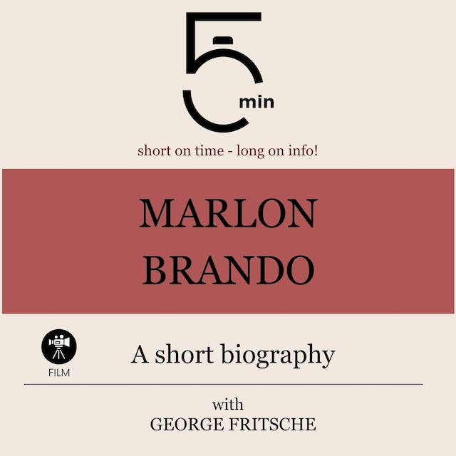 Book cover for Marlon Brando: A short biography