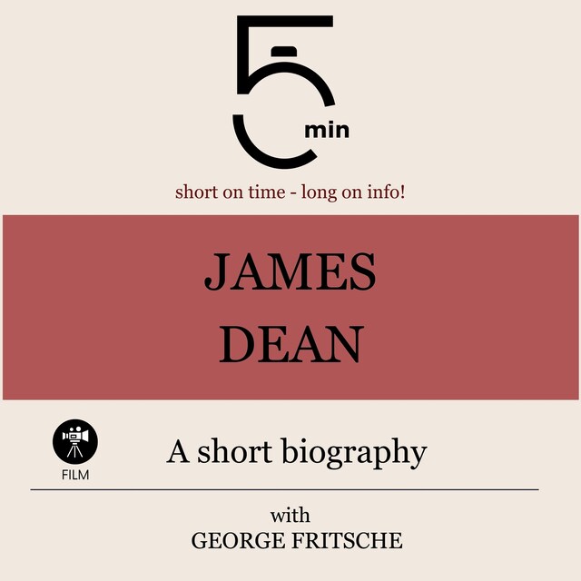 Book cover for James Dean: A short biography