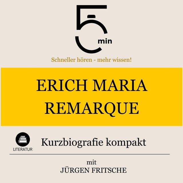 Buchcover für Erich Maria Remarque: Kurzbiografie kompakt